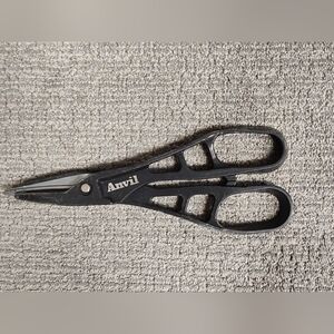 Anvil 12 inch Straight-Cut Tinner Snips (1-Piece) - 3 Inch Blade